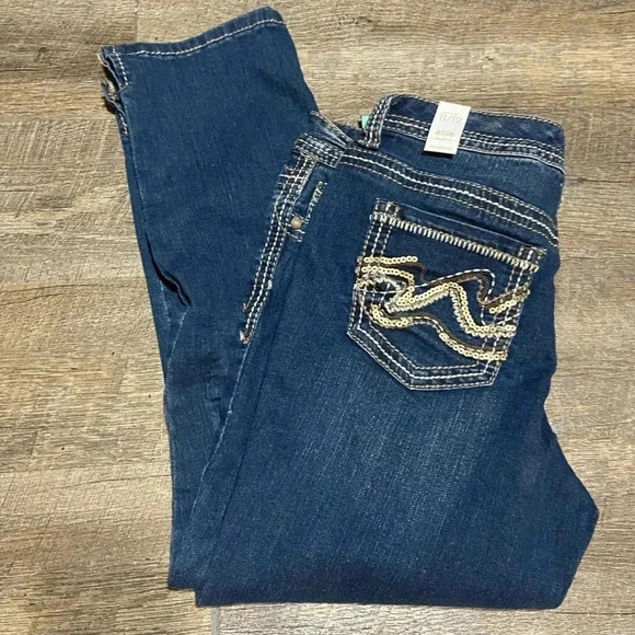 NWT Maurices Ellie Jean Capri 11/12 - Picture 1 of 2